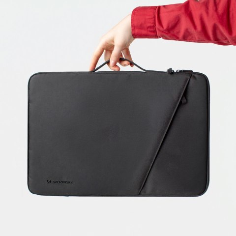 Torba na laptop Wozinsky WTNP-17B 17" z chowaną rączką - czarna