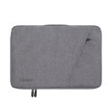 Torba na laptop Wozinsky WTNP-17G 17" z chowaną rączką - szara