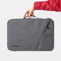 Torba na laptop Wozinsky WTNP-17G 17" z chowaną rączką - szara