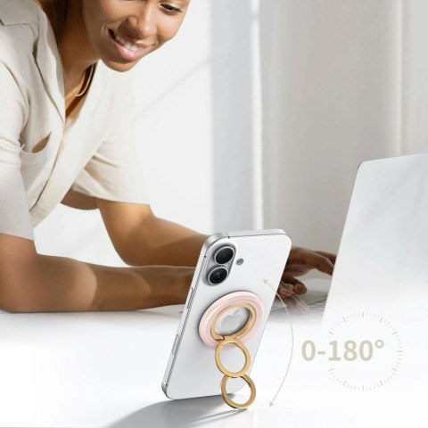 Uchwyt magnetyczny Tech-Protect MMR700 Lamano MagSafe na telefon - różowo-złoty