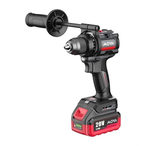 Wiertarko-wkrętarka bezszczotkowa MOVA PD105 20V 105Nm HP (bateria i ładowarka w zestawie)