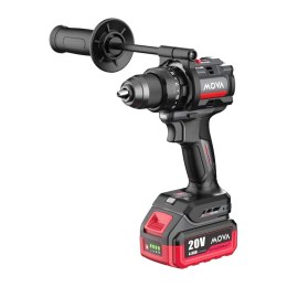 Wiertarko-wkrętarka udarowa bezszczotkowa MOVA PD105IK 20V 105Nm HP (bateria i ładowarka w zestawie)