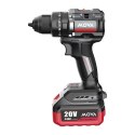 Wiertarko-wkrętarka udarowa bezszczotkowa MOVA PD105IK 20V 105Nm HP (bateria i ładowarka w zestawie)