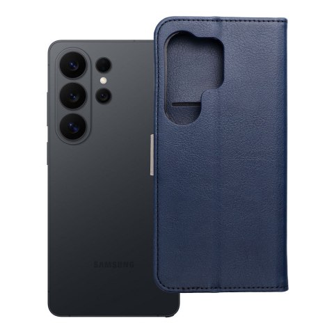 Etui z klapką na Motorola G57 POWER Split Book granatowo-kremowe