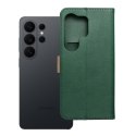 Etui z klapką na Motorola G57 POWER Split Book zielono-złote