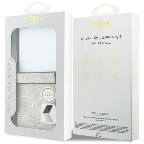 GUESS futerał do SAMSUNG GALAXY Z FLIP 8 kompatybilny z MagSafe (4G Classic) różowy