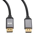 Kabel Display Port do Display Port 1.4 Blue Star 4K 144Hz - High Speed, HDR, Ethernet, G-SYNC/FreeSync, 32Gbps, 2 m czarny