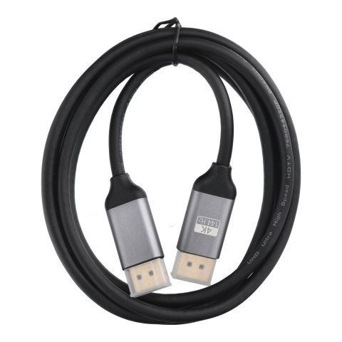 Kabel Display Port do Display Port 1.4 Blue Star 4K 144Hz - High Speed, HDR, Ethernet, G-SYNC/FreeSync, 32Gbps, 2 m czarny