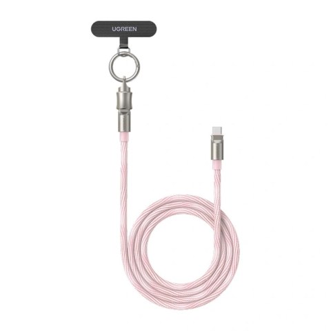 Kabel UGREEN L508 USB-C 1.2m 60W (różowy)