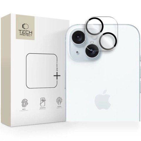 Osłona aparatu Tech-Protect Cam Fit+ na iPhone 14 / 14 Plus / 15 / 15 Plus - przezroczysta