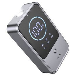 Powerbank 10000 mAh 2,4A 18W z funkcją rozruchu samochodu Hoco QS7 metaliczny szary