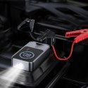 Powerbank 10000 mAh 2,4A 18W z funkcją rozruchu samochodu Hoco QS7 metaliczny szary