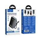 Powerbank Hoco Q54 20000 mAh PD QC 2A 45W z wbudowanym kablem USB C