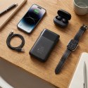 Powerbank Forcell F-Energy Multicharge F10K6 QC PD3.0 3A 22,5W 10000 mAh z wbudowanymi kablami USB C i Lightning czarny