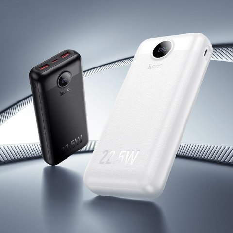 Powerbank Hoco 20000 mAh QC 22,5W+PD 20W LED J172A biały