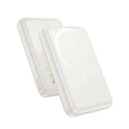 Powerbank zgodny z MagSafe Hoco 10000 mAh QC PD 2A 20W J141 biały