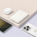 Powerbank zgodny z MagSafe Hoco 10000 mAh QC PD 2A 20W J141 biały