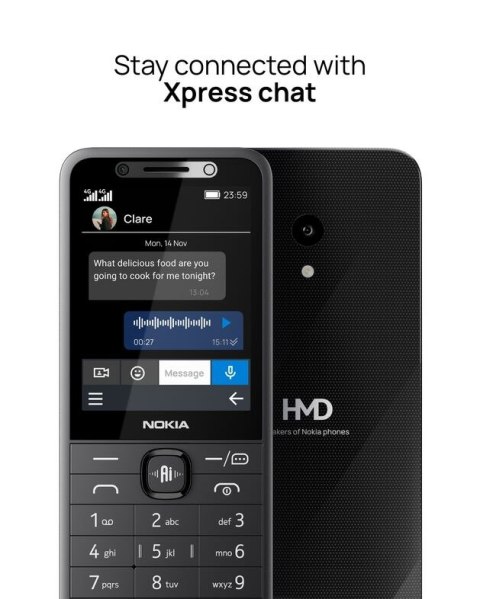 Telefon HMD Nokia 235 4G 2E DS Black 2026