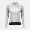 Bluza kolarska damska Rockbros YDWT006 TVI ocieplana jesień/zima L - biało-szara