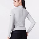 Bluza kolarska damska Rockbros YDWT006 TVI ocieplana jesień/zima L - biało-szara
