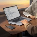 Hub USB Baseus UltraJoy Series 6w1 USB-C 40 Gb/s USB 3.0 HDMI 4K z czytnikiem SD i microSD - szary