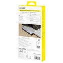 Hub USB Baseus UltraJoy Series 6w1 USB-C 40 Gb/s USB 3.0 HDMI 4K z czytnikiem SD i microSD - szary
