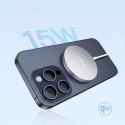 Ładowarka bezprzewodowa Baseus Simple Mini4 Air Qi2 15 W magnetyczna - srebrna
