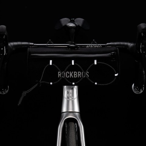 Torba rowerowa Rockbros TL002 ROAD TO SKY 1,5 l na kierownicę wodoodporna - czarna