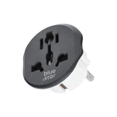 Adapter podróżny Blue Star GO TO Europe (Type E) 16A biały