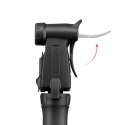 Mini pompka rowerowa ROCKBROS TM-1701P 80 PSI do wentyli Presta i Schrader - czarna