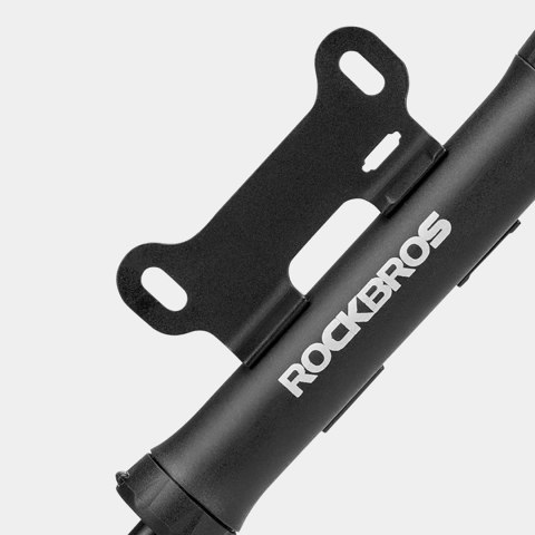 Mini pompka rowerowa ROCKBROS TM-1701P 80 PSI do wentyli Presta i Schrader - czarna