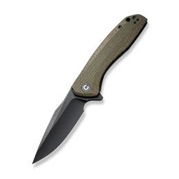 CIVIVI Baklash 9Cr18MoV Green Micarta Nóż Składany EDC