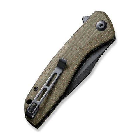 CIVIVI Baklash 9Cr18MoV Green Micarta Nóż Składany EDC