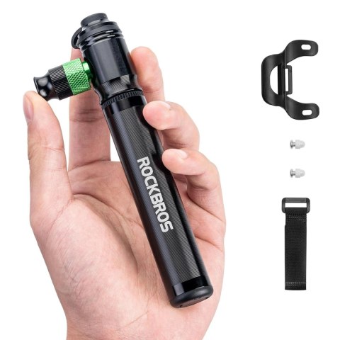 Pompka CO2 Rockbros HQ-75D-CO2 manualna/CO2 aluminiowa - czarna