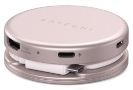 Adapter HUB 5w1 USB C Satechi OntheGo STPOTG5P blush
