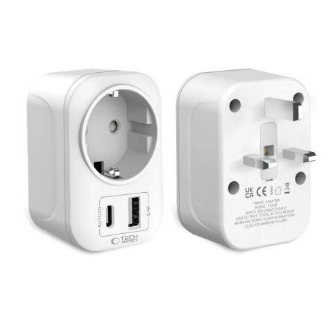 Adapter Tech-Protect TA100 UK - biały