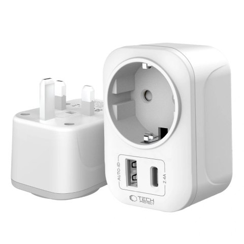 Adapter Tech-Protect TA100 UK - biały