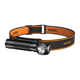 Latarka czołowa SUPERFIRE TH04 600lm USB-C