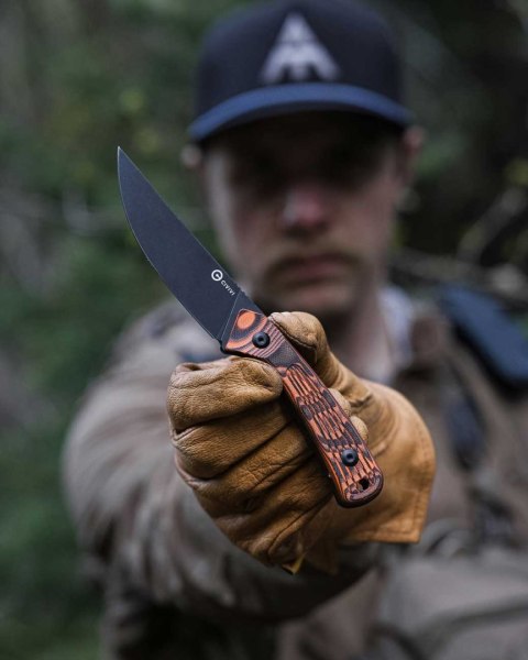 CIVIVI Carveth nóż myśliwski AEB-L G10 Orange Black