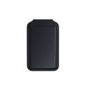 Portfel z podstawką ze skóry kompatybilny z MagSafe Satechi Vegan Leather Wallet Stand czarny