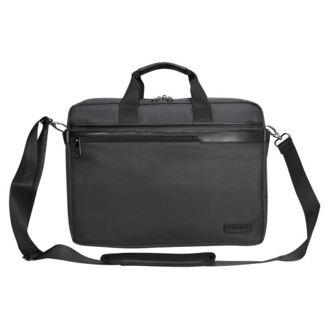 Torba na laptop Wozinsky WET-15 15.6" z rączką i regulowanym paskiem na ramię - czarna