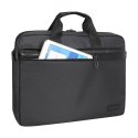 Torba na laptop Wozinsky WET-15 15.6" z rączką i regulowanym paskiem na ramię - czarna