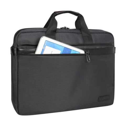 Torba na laptop Wozinsky WET-15 15.6" z rączką i regulowanym paskiem na ramię - czarna