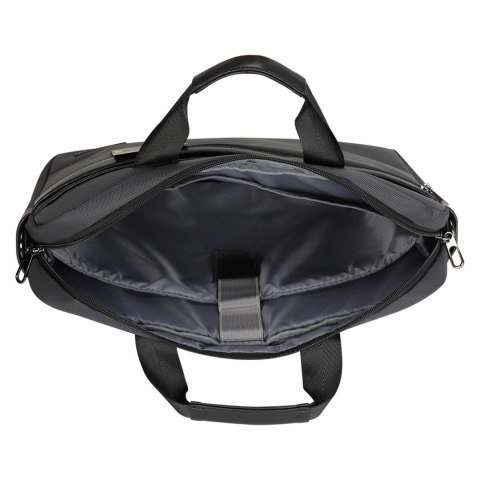 Torba na laptop Wozinsky WET-15 15.6" z rączką i regulowanym paskiem na ramię - czarna