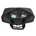 Torba na laptop Wozinsky WET-15 15.6" z rączką i regulowanym paskiem na ramię - czarna