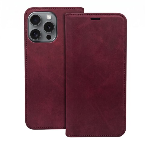 Etui Smart Suede do iPhone 17 Pro Max 6,9" / iPhone 18 Pro Max 6,9 bordowe