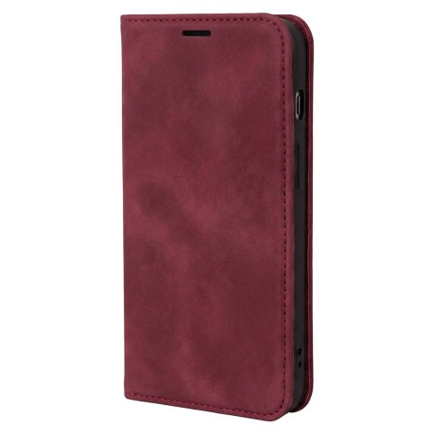 Etui Smart Suede do iPhone 17 Pro Max 6,9" / iPhone 18 Pro Max 6,9 bordowe
