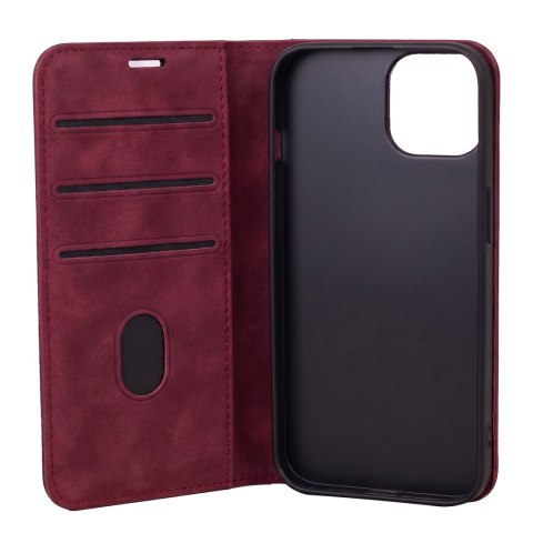 Etui Smart Suede do iPhone 17 Pro Max 6,9" / iPhone 18 Pro Max 6,9 bordowe
