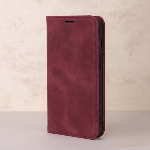 Etui Smart Suede do iPhone 17 Pro Max 6,9" / iPhone 18 Pro Max 6,9 bordowe