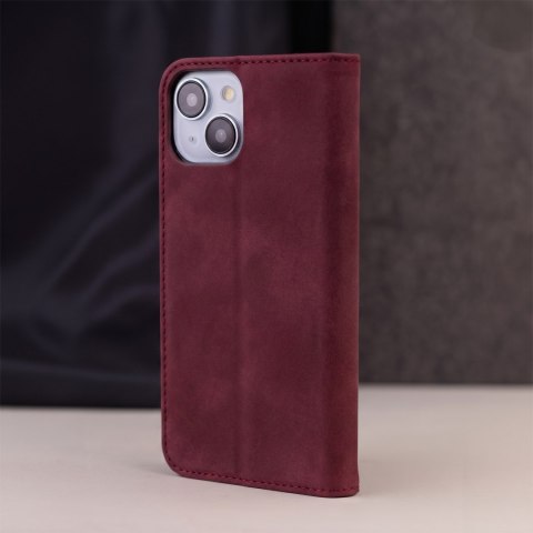Etui Smart Suede do iPhone 17 Pro Max 6,9" / iPhone 18 Pro Max 6,9 bordowe